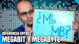 Diferencia entre Megabit Mb y Megabyte MB  Diccionario Tecnológico  La red de Mario [upl. by Isacco]