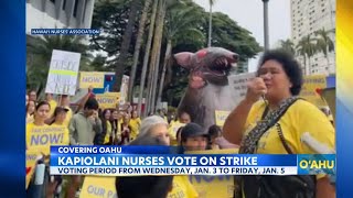 Kapiolani nurses to vote to authorize a strike [upl. by Beryle]