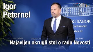 Sabor Peternel najavio okrugli stol s Željkom Markić [upl. by Aan]