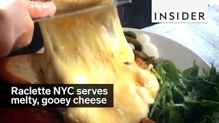 Raclette NYC has incredible cheese [upl. by Ignatzia]