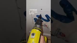 The dimpler 😆 perfect drywall screw depth tools handyman shorts [upl. by Layla14]