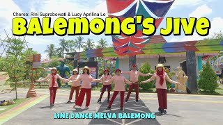 Balemongs Jive Line Dance  Choreo Rini Suprobowati amp Lucy Aprilina Lo [upl. by Allenrad972]