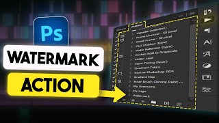 Watermark Your Images in One Click Photoshop Tutorial [upl. by Atoked]