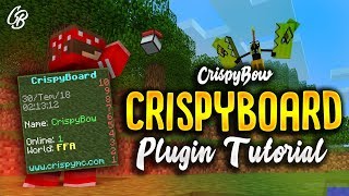 CrispyBoard 21 Update Minecraft Scoreboard Plugin Tutorial FIXES [upl. by Terina185]