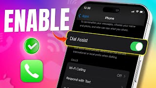 How to EnableDisable Dial Assist on iPhone  Manage International Calls [upl. by Enwahs408]