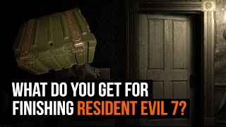 What do you get for finishing Resident Evil 7 SPOILERS [upl. by Aznerol926]