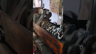 Engine Crankshaft Cutting Polishing Work theautoextreme automobile [upl. by Yggep]