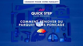 Comment rénover du parquet sans ponçage   Tutoriel QuickStep [upl. by Ettelimay685]