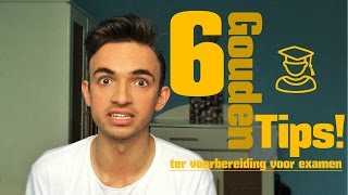 6 GOUDEN tips voor je examens  quotAvond van tevoren lerenquot [upl. by Laurin]