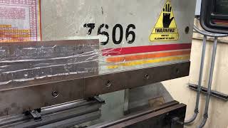 60 Ton x 6 Accurpress 7606 CNC Press Brake 1996 [upl. by Nosrej]