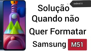 Como Formatar Samsung M51 Hard Reset Android 11 [upl. by Seale]