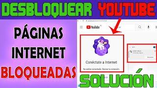 Como Desbloquear Facebook y Youtube en la PC Tengo Internet pero NO Cargan Algunas Páginas Web [upl. by Neltiak836]