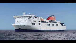 2 Bolum Ferry bot gecisi Stena Line  Rosslare IRL  Cherbourg  FR  Sila yolu [upl. by Gualtiero]