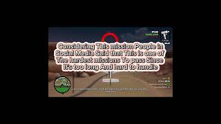 Top 5 Hardest Mission In GTA San Andreas [upl. by Atiroc]