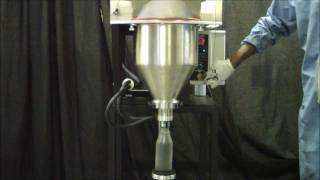 PerFil Industries Auger Filler Demo MR 1X Micro Recharger Toner Filler [upl. by Zanlog]