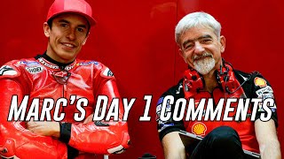 Marcs First Comments On The GP25  Motogp News 2024 [upl. by Agatha608]