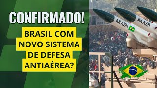 CONFIRMADO Brasil negocia compra do sistema antiaéreo Akash missile [upl. by Droc104]