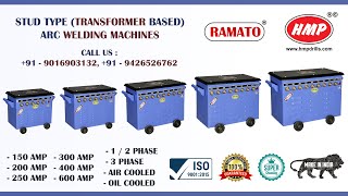 HMP 250A Stud Type Transformer Based Arc Welding Machine By Rajlaxmi Machine Tools [upl. by Anyar261]