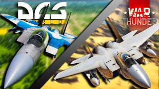 WarThunder F15C VS DCS F15C [upl. by Nediarb449]