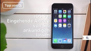 iOS 10 So lasst ihr Siri Anrufer auf dem iPhone ankündigen [upl. by Starbuck]