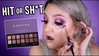 WORTH YOUR  ABH NORVINA EYESHADOW PALETTE FIRST IMPRESSION  REVIEW [upl. by Inger]