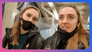 VLOG  Injury update Arsenal v Spurs amp flat tyres ⚽  Lisa Evans amp Vivianne Miedema [upl. by Noxaj]