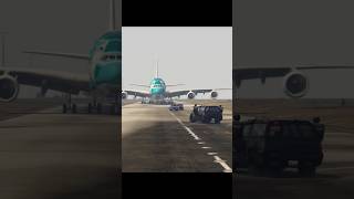 Terrible emergency landing of A380 when cops chasing thief car [upl. by Orrin]