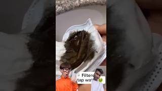 Face mask water filter🤯💯 experiment facemaskwithfilter lifehacks yt shorts [upl. by Shrier]