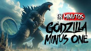 GODZILLA MINUS ONE Resumen EN MINUTOS [upl. by Eicul]