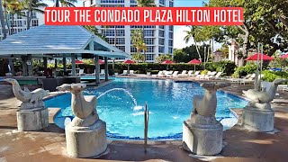 Tour The Condado Plaza Hilton Hotel  San Juan Puerto Rico [upl. by Killion]