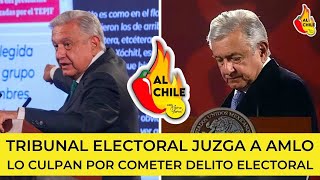 AMLO culpable por cometer delito electoral Tribunal [upl. by Sacken]