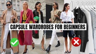 Capsule Wardrobes For Beginners  Everything you need to know [upl. by Isyak679]