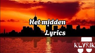 Het Midden  Pommelien Thijs MEAU Lyrics [upl. by Aneras]