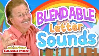 Blendable Letter Sounds  UFLI Jack Hartmann [upl. by Lemrac122]