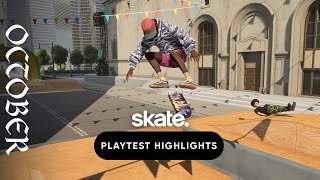 skate Insider Playtest Highlights October 2024  skate [upl. by Nalim]