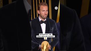 The trophy goes to … HARRY KANE 🏆✨ MiaSanMia FCBayern BallonDor HarryKane [upl. by Burkitt110]