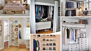 10 Ways to Store Clothes Without a Closet [upl. by Mcintosh]