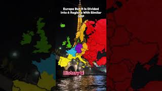 Europe But It Is Divided Into 6 Regions With Similar GDP Map Englishmapper [upl. by Eulau956]