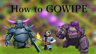 Clash of Clans How To GoWipe At All Levels GoWipe Clash of Clans Special [upl. by Haniraz880]