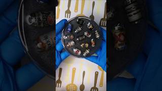 Making resin beer coaster with mini bottles🍺☺️ resincraft resinart coasters beercoasters [upl. by Htyderem]