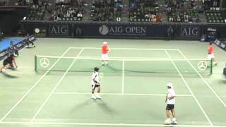 AIG OPEN 2007 １回戦 ベンヤミン・ベッカー 鈴木貴男 VS 錦織圭 添田豪 [upl. by Hafeenah]