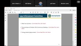 Law Enforcement Committee Meeting  October 3 2024 [upl. by Cherye497]