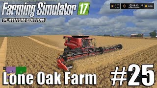 Lone Oak Farm  Timelapse 25  Mega Harvest  FarmingSimulator 17 [upl. by Thursby]