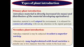 Plant Introduction And AcclimatizationAdaptation Vs AcclimatizationPlant Breeding [upl. by Nance558]