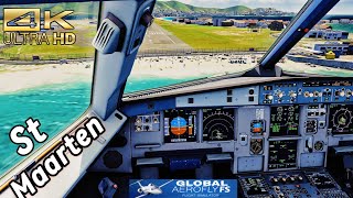 4K  AEROFLY FS GLOBAL AIRBUS A321  KMIATNCM  Super Relaxing VOR approach [upl. by Todhunter970]