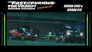 The Fast amp The Furious Toyko Drift Engine Sounds  350z amp S15 [upl. by Brant]