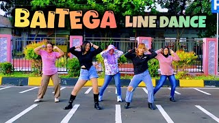 BAITEGA  LINE DANCE  CHOREO DENKA NDOLU [upl. by Atnwahs]