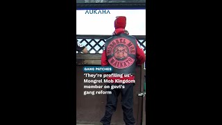 Theyre profiling us  Mongrel Mob Kingdom member on govts gang reform [upl. by Ymerej]