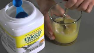 Mixing ThickIt Instant Food and Beverage Thickener Foodservice [upl. by Ahseym]