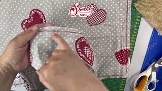 Facilissima Tovaglietta americana con frange  Tutorial cucito creativo passo passo susi 8 [upl. by Drauode]